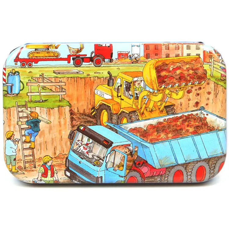 60 Pieces Wooden Puzzle Toys for Children Cartoon Vehicle Animal Wood Jigsaw Baby Learning Educational Toy Kids Gift