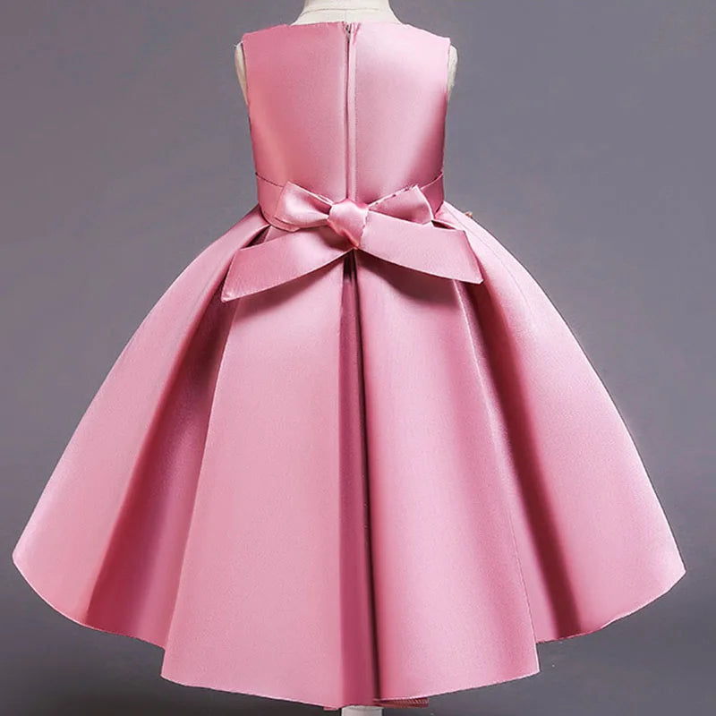 Kids Flower Dress for Girls – Christmas, Wedding & Party Outfit