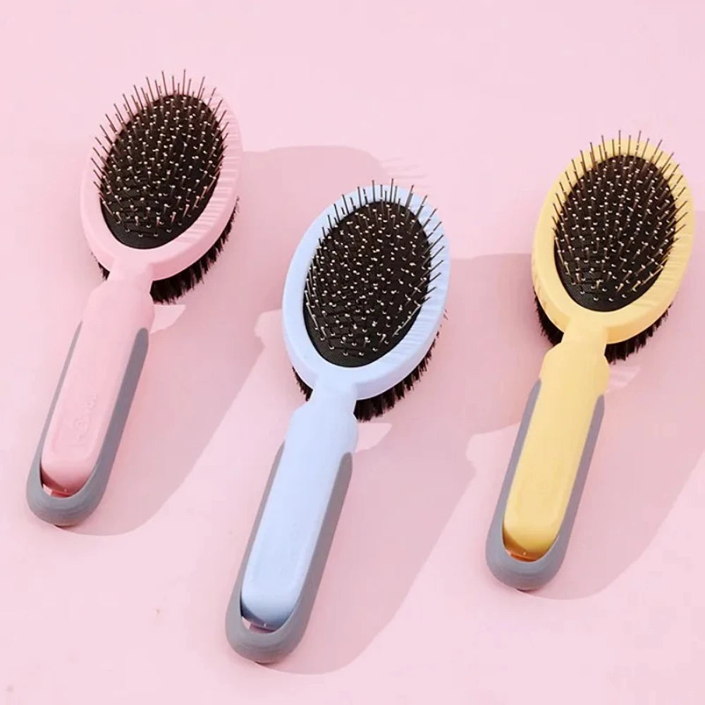 Pet Hair Remover Comb for Dogs & Cats – Dual-Sided Stainless Steel Brush for Grooming, De-shedding & Massage