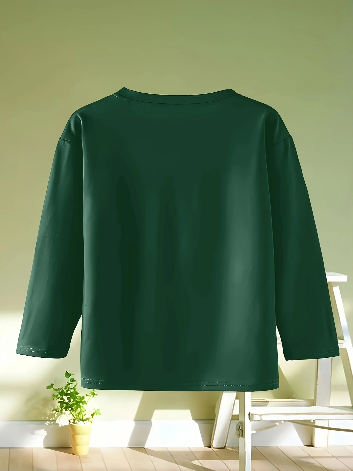 Kids 3D Christmas Print Long Sleeve T-Shirt – Boys & Girls Casual O-Neck Top for Spring & Fall