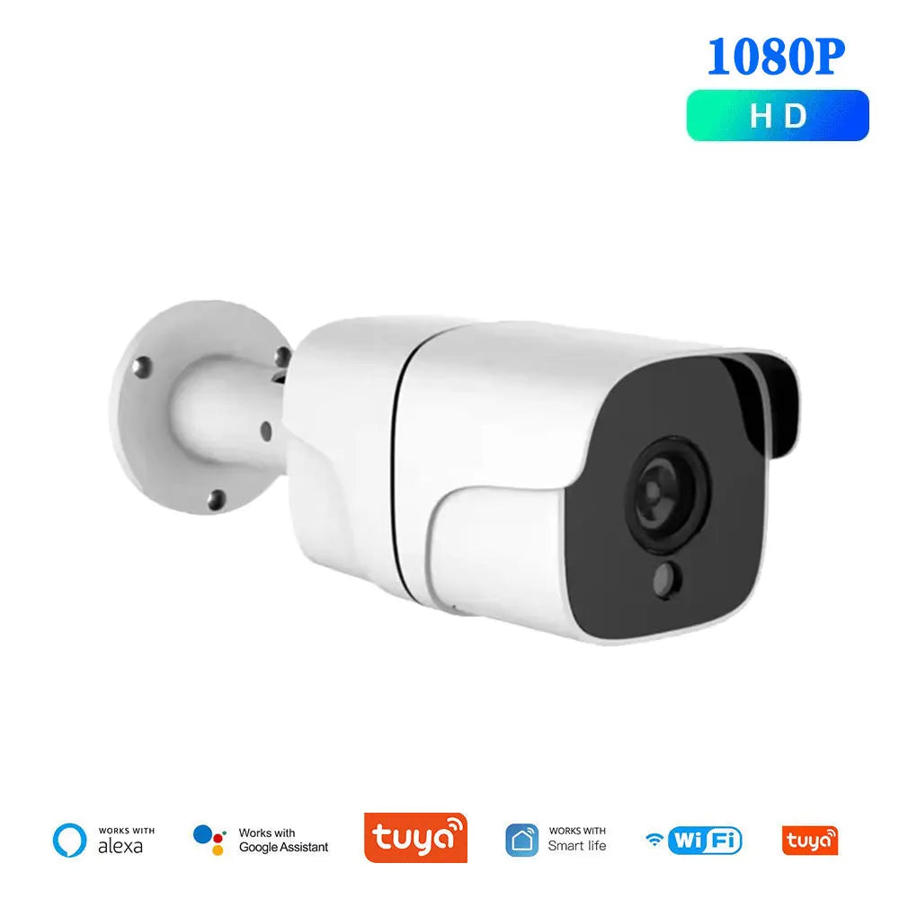 Tuya 5MP Outdoor Bullet Camera – 1080P HD WiFi Security with Motion Detection & Color Night Vision