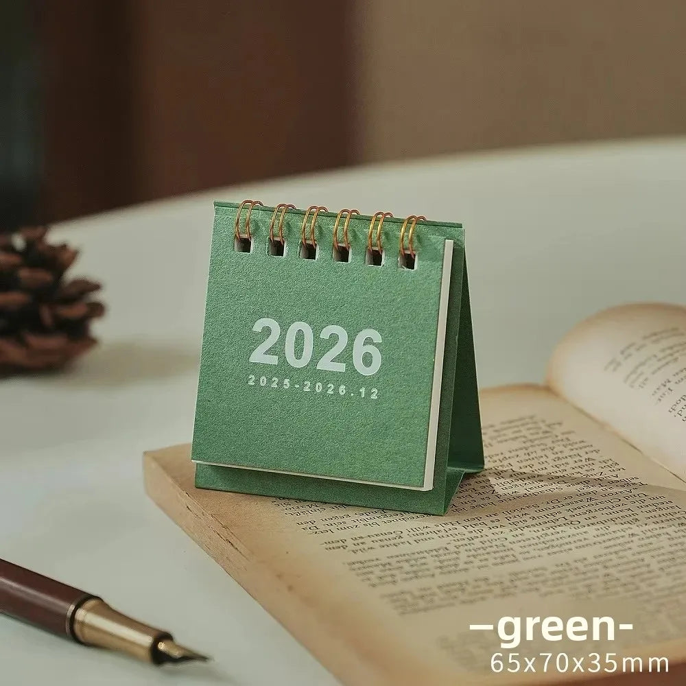 2026 Mini Simple Desk Calendar