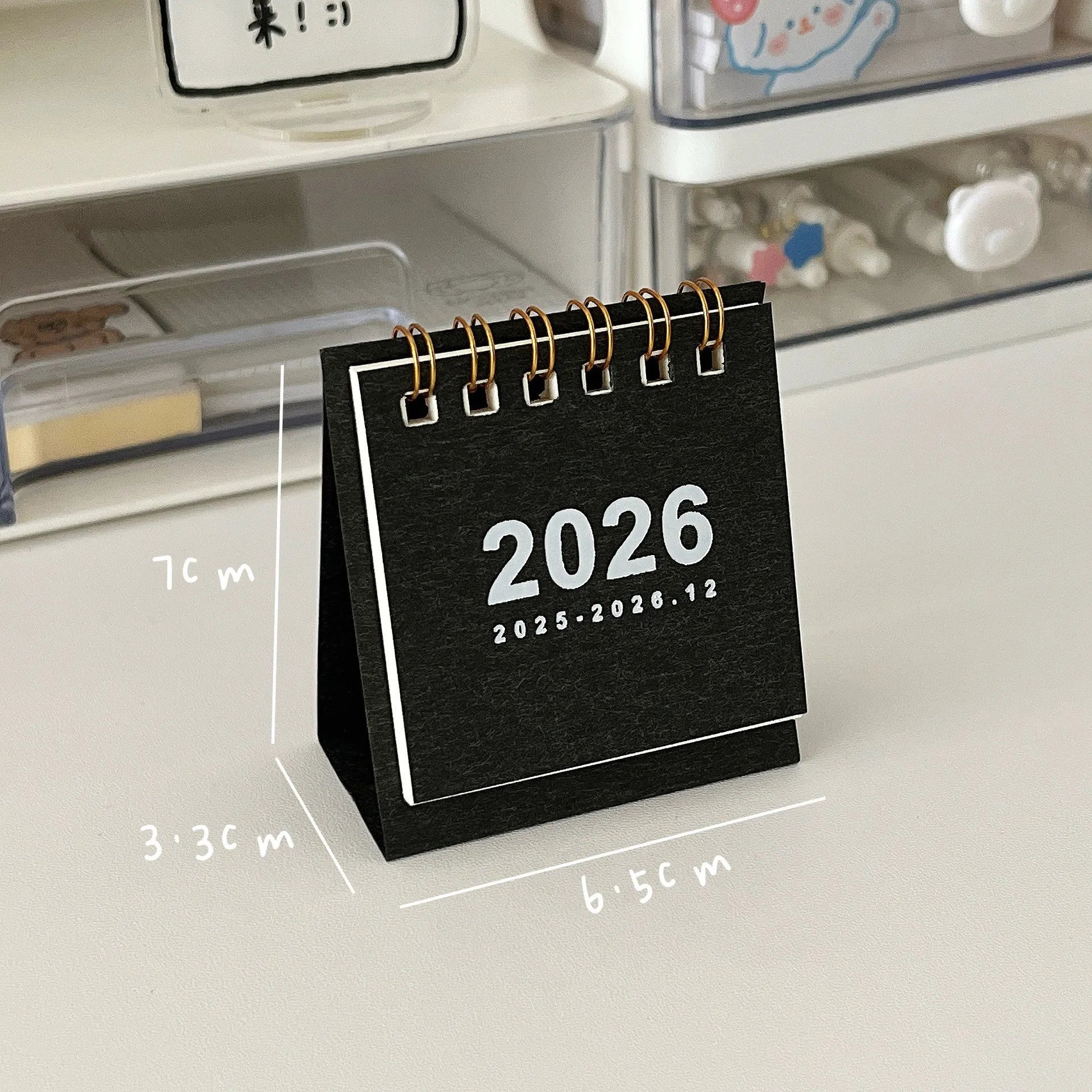 2026 Mini Simple Desk Calendar