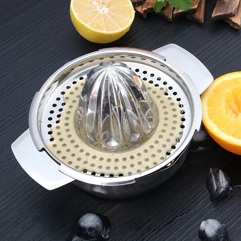 Heavy-Duty Manual Citrus Juicer – 304 Stainless Steel Hand Press Juice Maker for Lemon, Orange & Lime