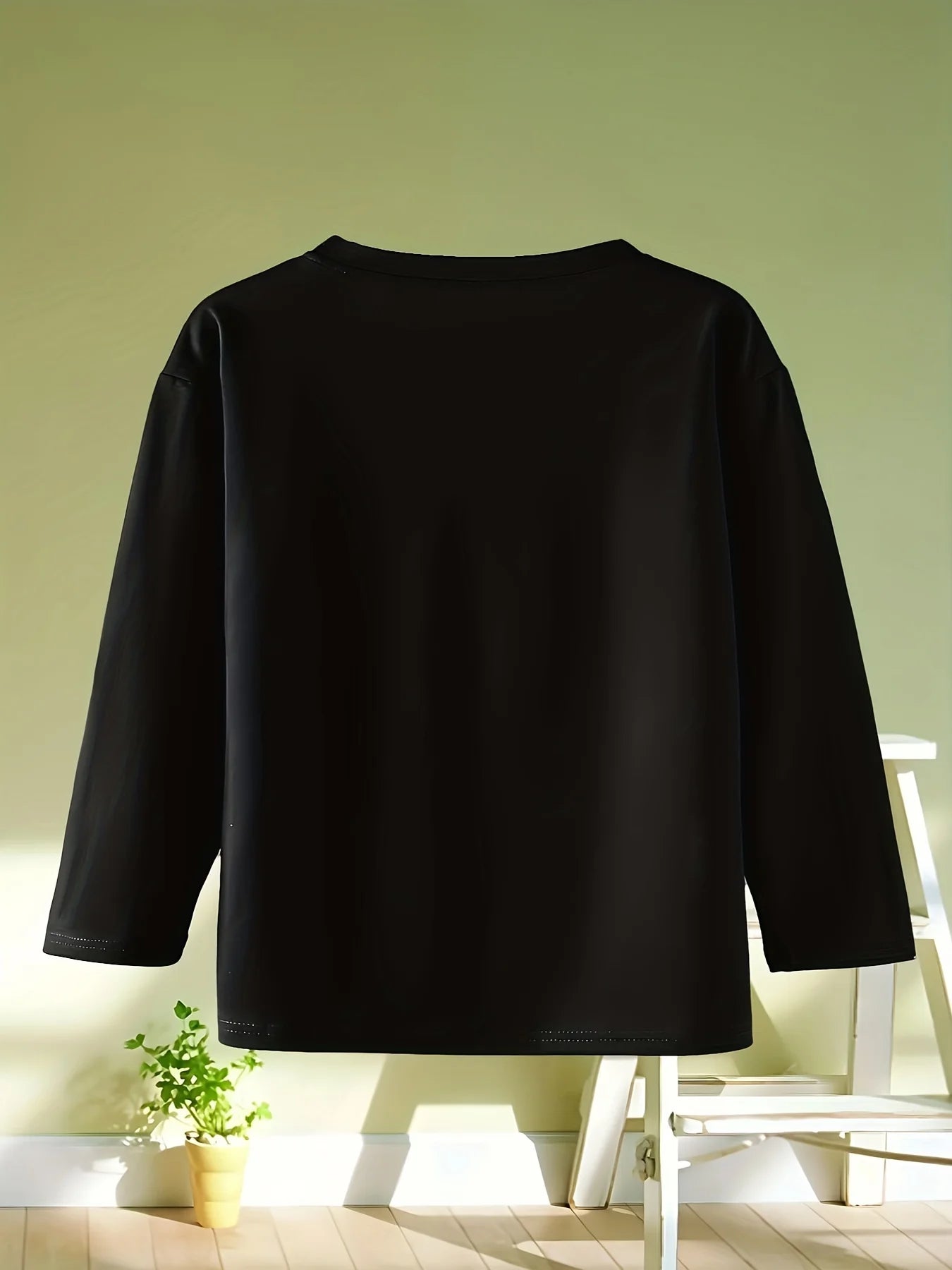 Kids 3D Christmas Print Long Sleeve T-Shirt – Boys & Girls Casual O-Neck Top for Spring & Fall