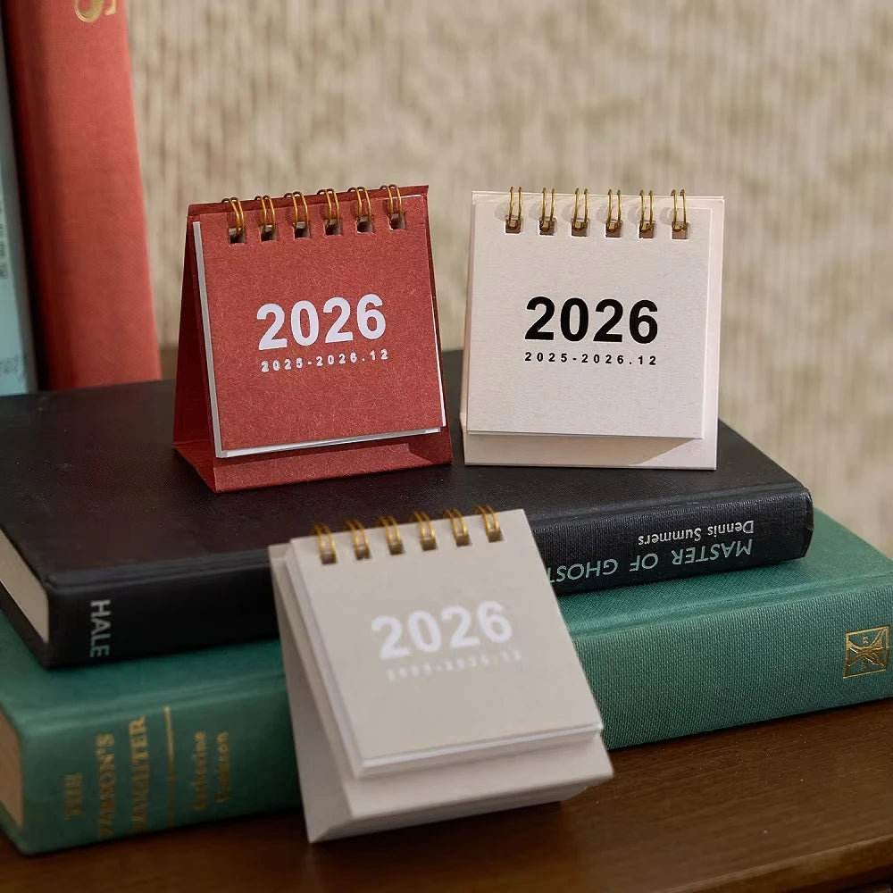 2026 Mini Simple Desk Calendar