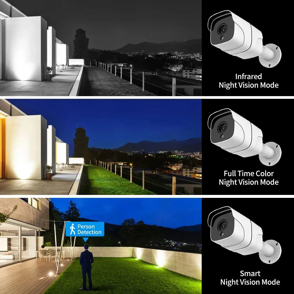 Tuya 5MP Outdoor Bullet Camera – 1080P HD WiFi Security with Motion Detection & Color Night Vision