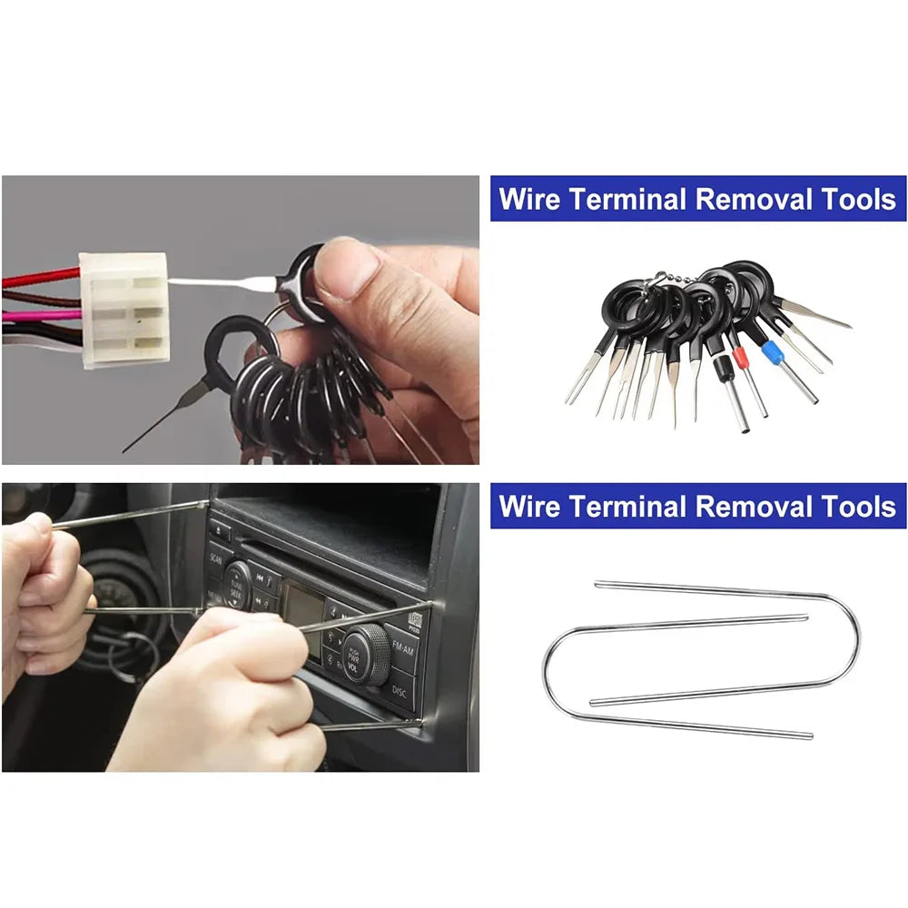 Universal Auto Clip & Fastener Remover Kit (5/12/41/161/231PCS) – Car Trim Pry Tools with Pliers