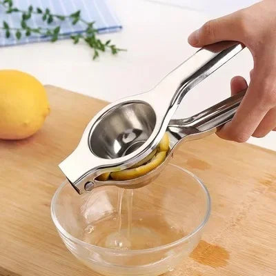 Heavy-Duty Manual Citrus Juicer – 304 Stainless Steel Hand Press Juice Maker for Lemon, Orange & Lime