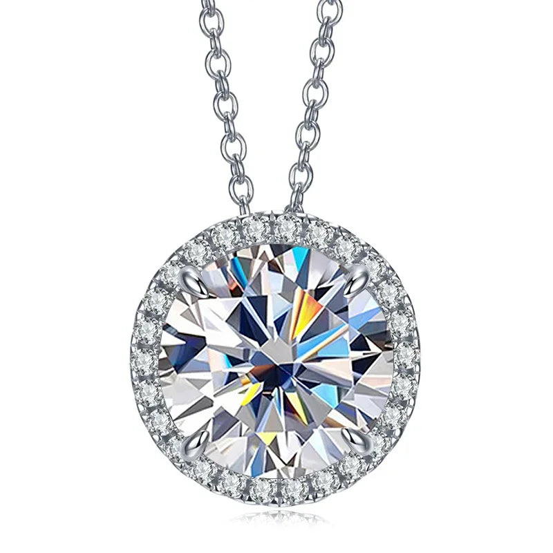 Brilliant 5CT Moissanite Necklace