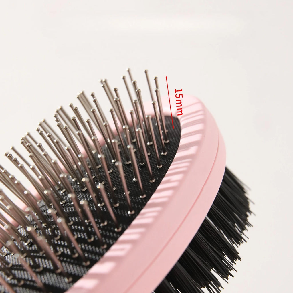 Pet Hair Remover Comb for Dogs & Cats – Dual-Sided Stainless Steel Brush for Grooming, De-shedding & Massage