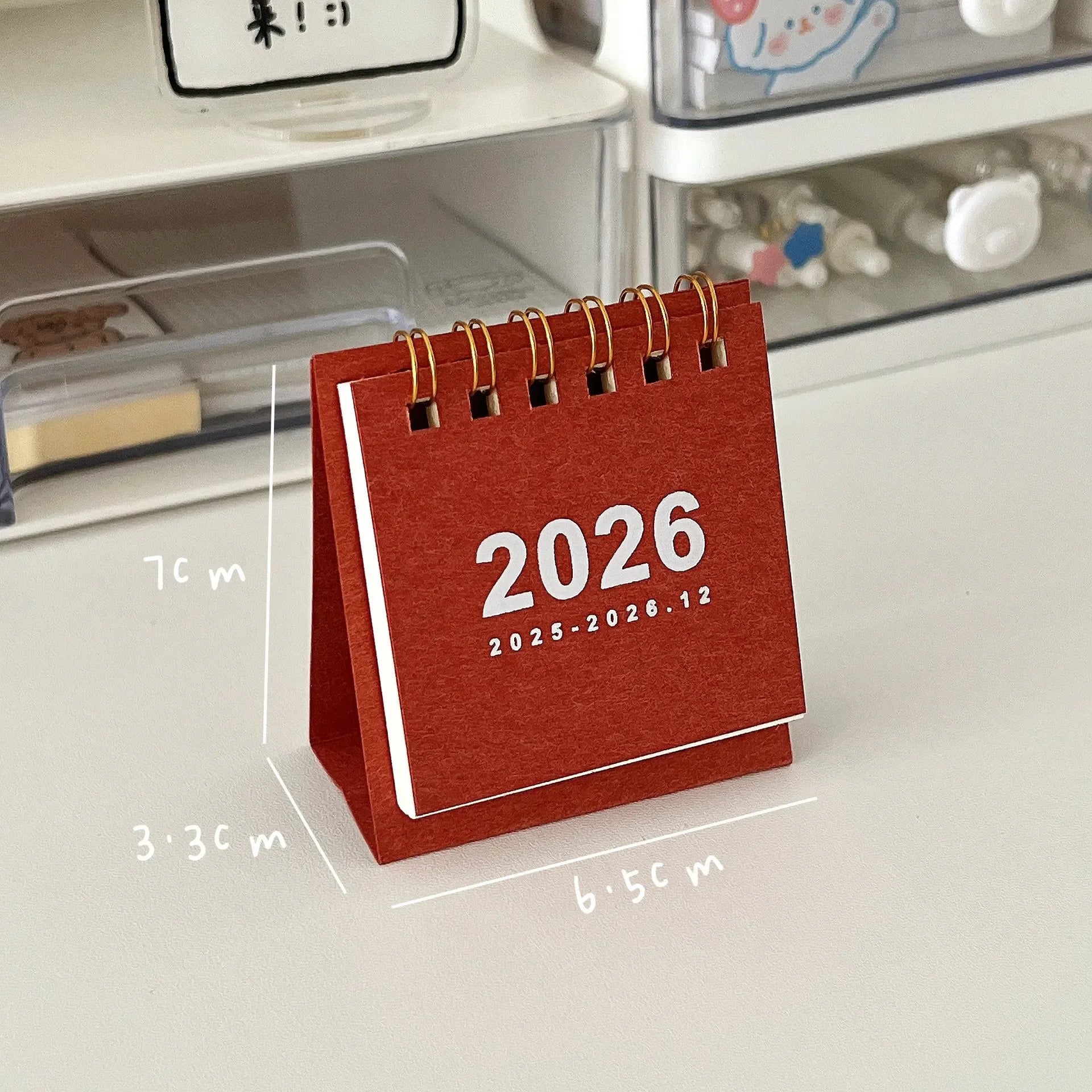 2026 Mini Simple Desk Calendar