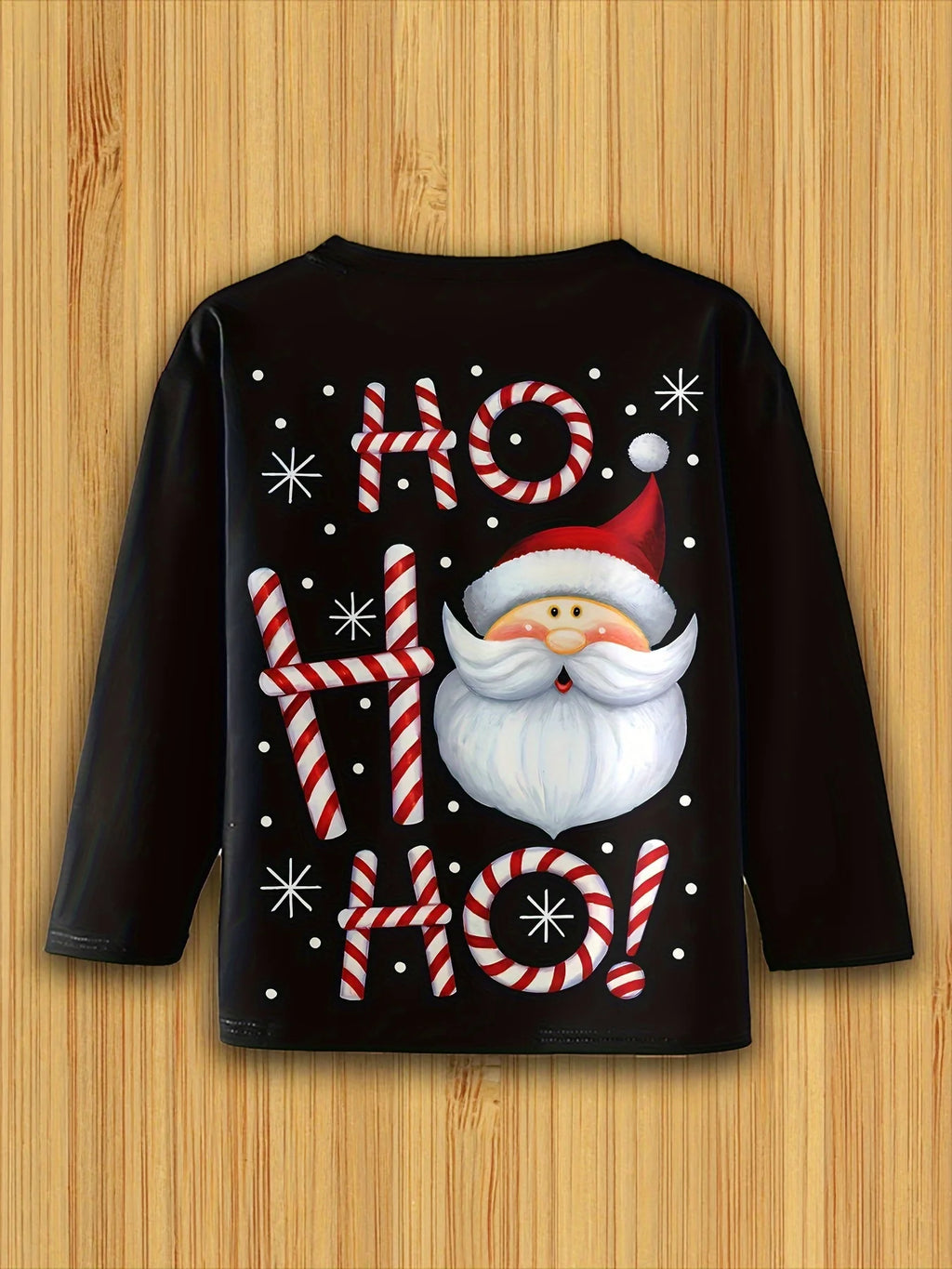 Kids 3D Christmas Print Long Sleeve T-Shirt – Boys & Girls Casual O-Neck Top for Spring & Fall