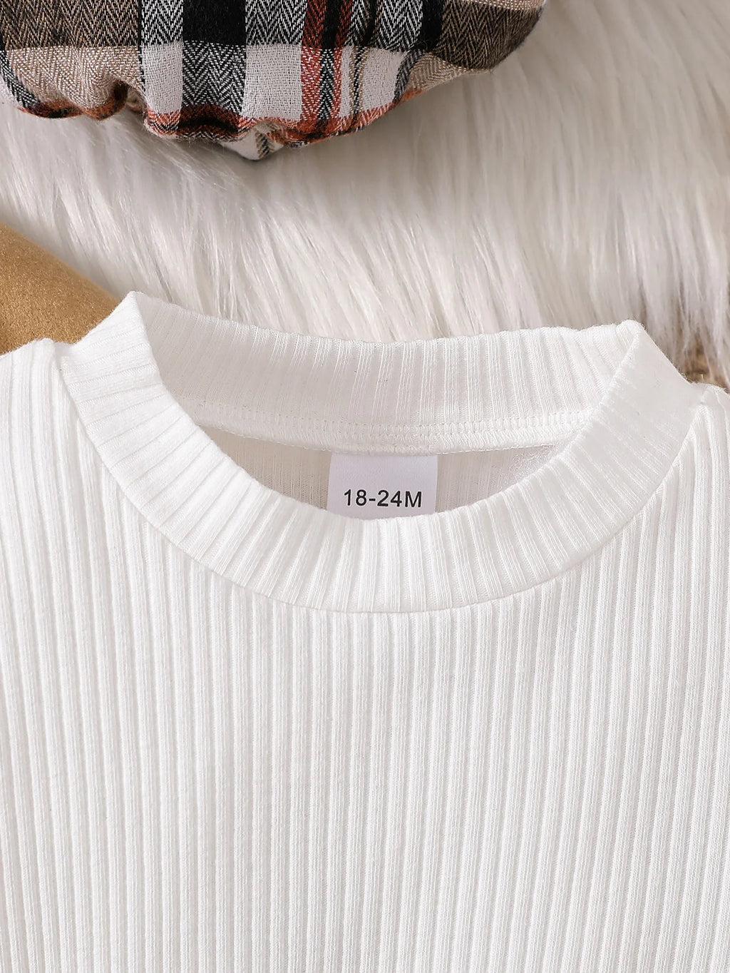 Kids Girls 3-Piece Autumn Winter Plaid Dress Set with Jacket & Beret, Ages 1-6